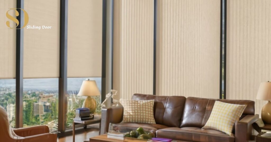 Sliding Vertical Honeycomb Shades